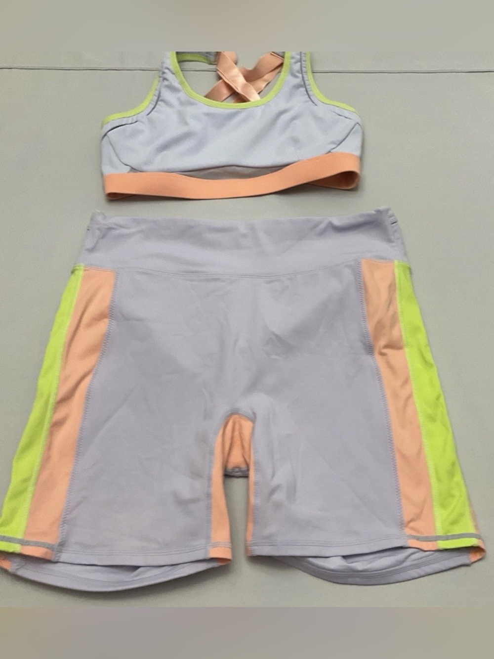 Fabletics Motion 365 Sports Set Bra And Biker Shorts XL Motion 365